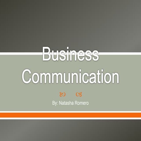 Business communication
