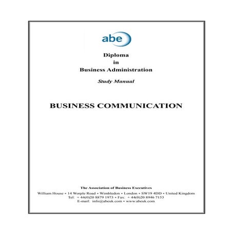 Business communication