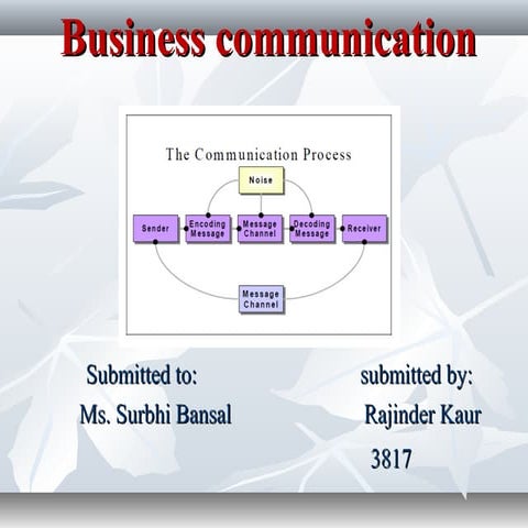 Business communication