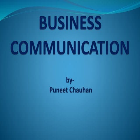 Business communication