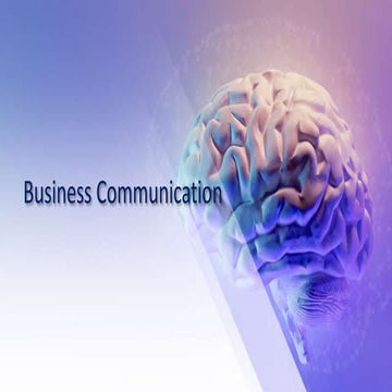 Business communication