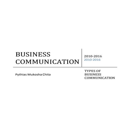 Business communication