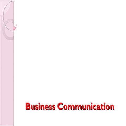 Business communication 12 aug