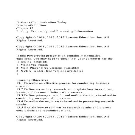 Business Communication TodayFourteenth EditionChapter 13Fi.docx