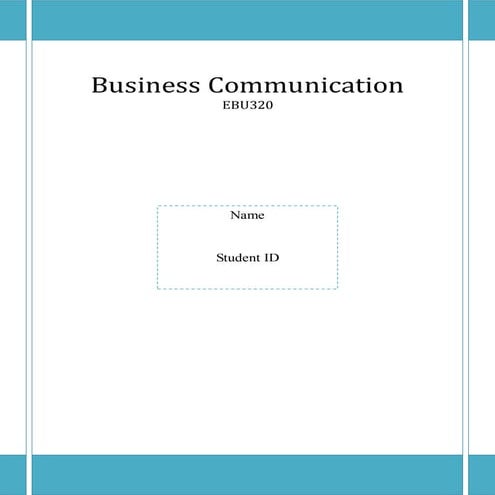 Business communication (zayani)