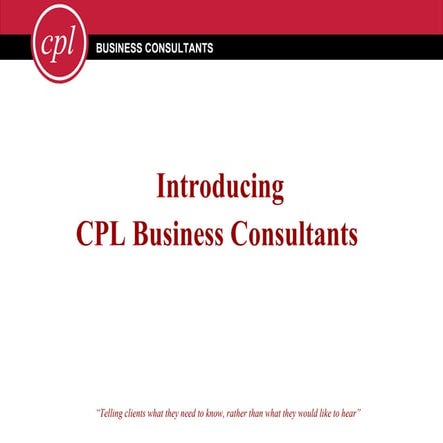 Business Consulting Presentation