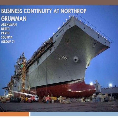 Business continuity at_northrop_grumman