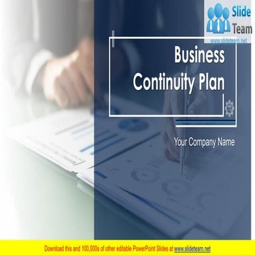 Business Continuity Plan PowerPoint Presentation Slides 