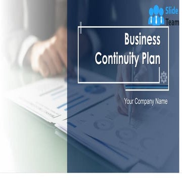 Business Continuity Plan Powerpoint Presentation Slides