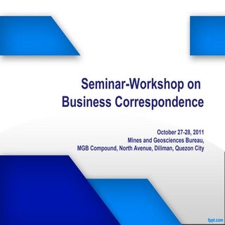 Writing Effective Business Correspo...