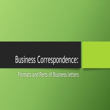 Business Correspondence (Technical Writing).pptx