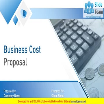 Business Cost Proposal PowerPoint Presentation Slides