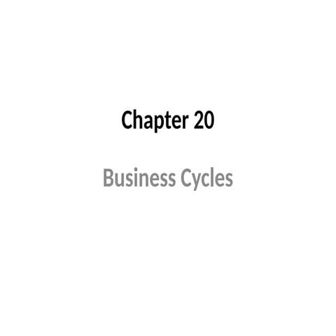 Business Cycle A well and important .ppt