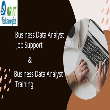 Business Data Analyst Job Support ARIT Technologies | PPTX