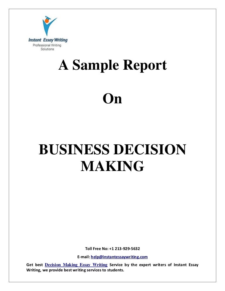 Formal Business Report Sample | Master Template Formal Business Report Sample