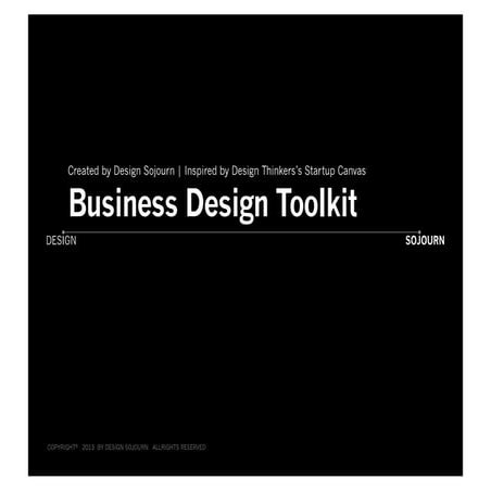 Business Design Toolkit - Design Sojourn
