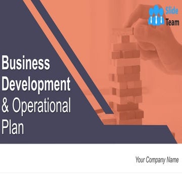 Business Development And Operational Plan Powerpoint Presentation Slides