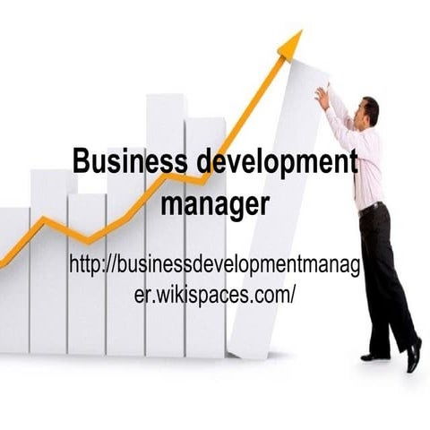 Business development manager 