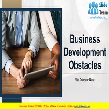Business Development Obstacles PowerPoint Presentation Slides 