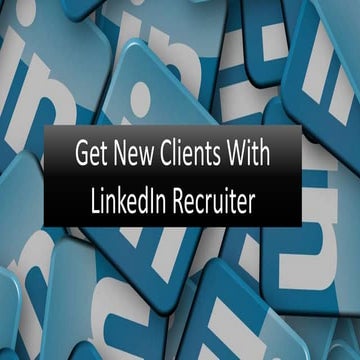 Business Development Alerts : LinkedIn Recruiter
