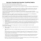 Business Development Speaker