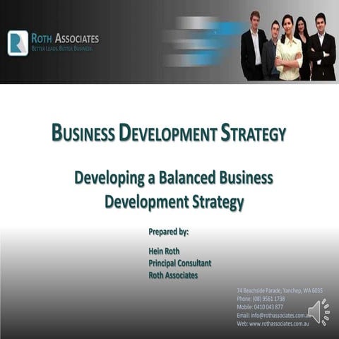 How to develop an effective Business Development Strategy