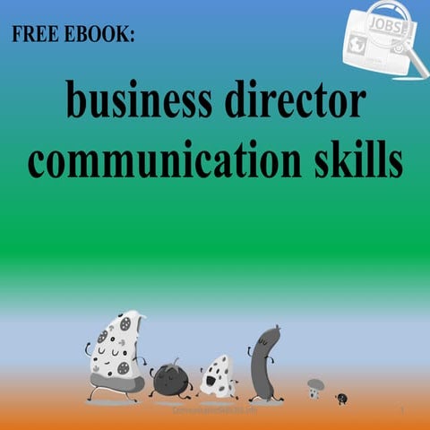 Business director communication skills pdf