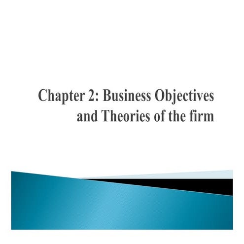 Business economics chapter 2