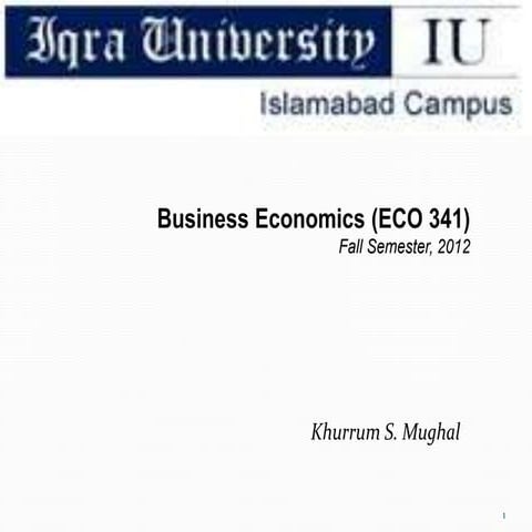 Business economics lecture_3