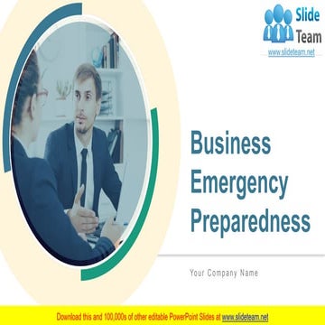 Business Emergency Preparedness PowerPoint Presentation Slides