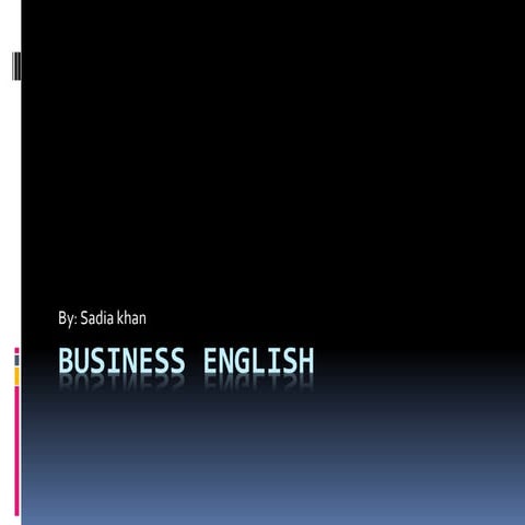 Business english 01