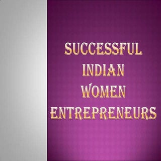 successful indian women entrepreneurs