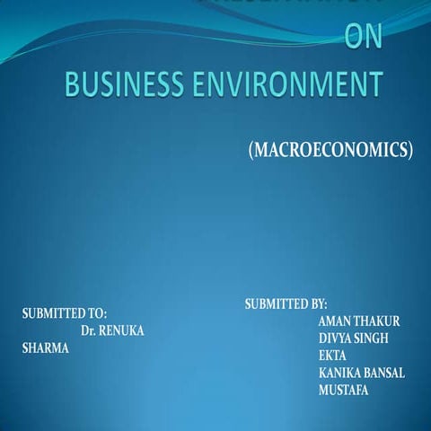 Business environment