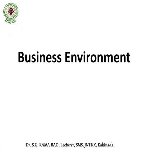 Business environment