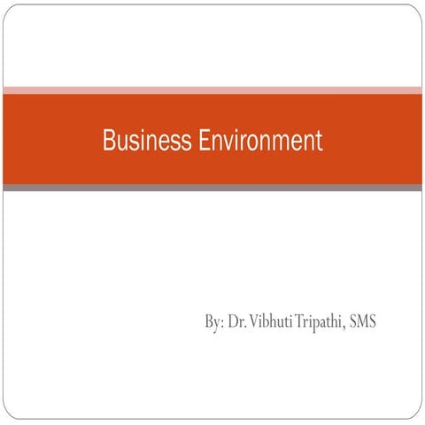 Business environment