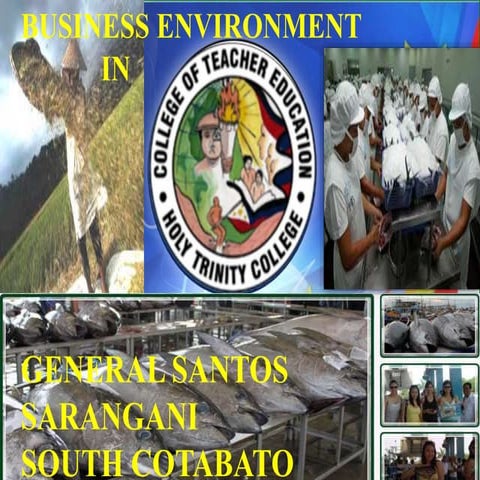 Business Environment in General Santos City and the Provinces of Sarangani an...