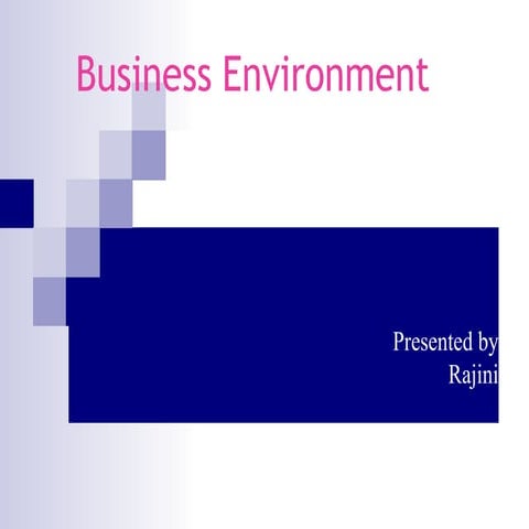Business Environment