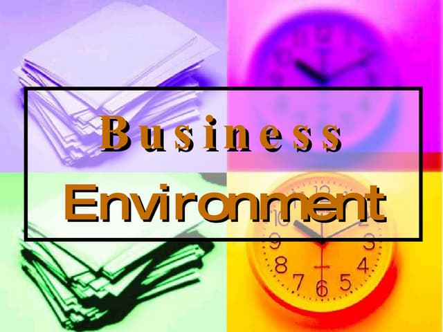 Business Environment- Features,Meaning,Importance,Objectives & Porter…