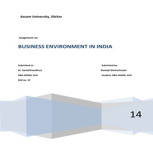 Business environment in india