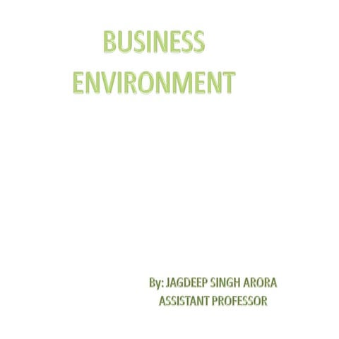 Business environment new 2