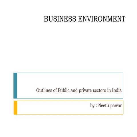 Business environment ppt