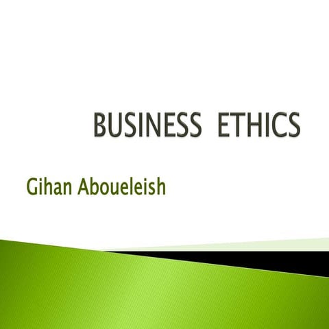 Business  ethics