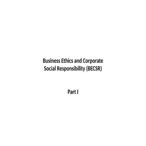 Business Ethics (Introduction of Management)
