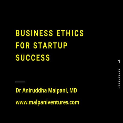 Why Business Ethics are Important for Startup Founders