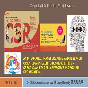 Business ethics 2016