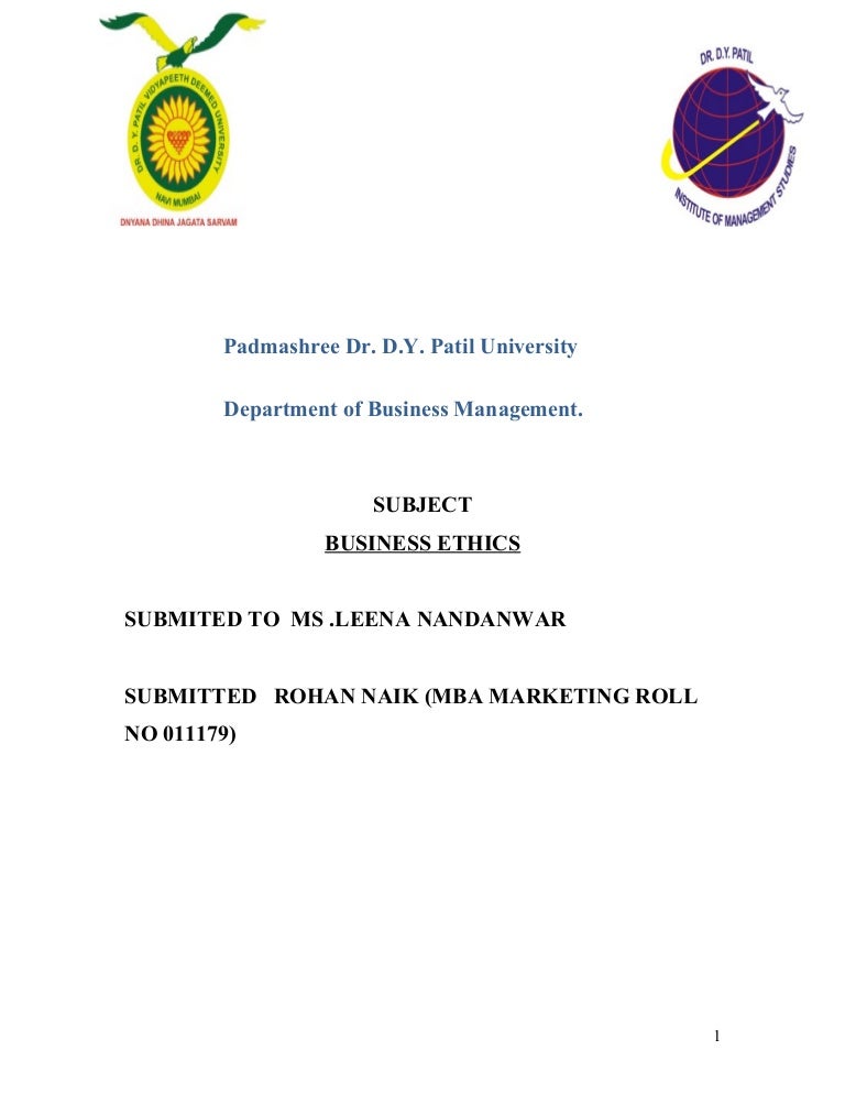 Business assignment