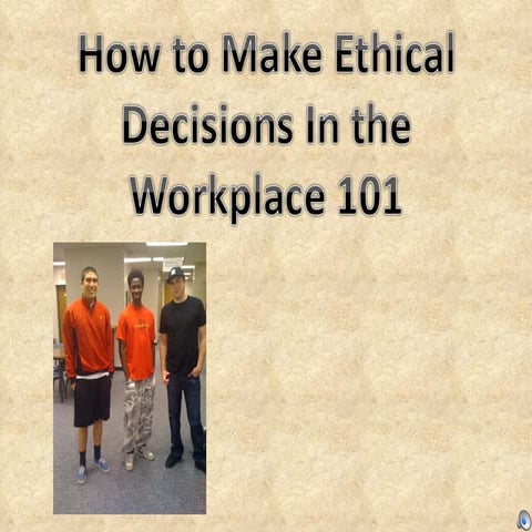 Business ethics, powerpoint