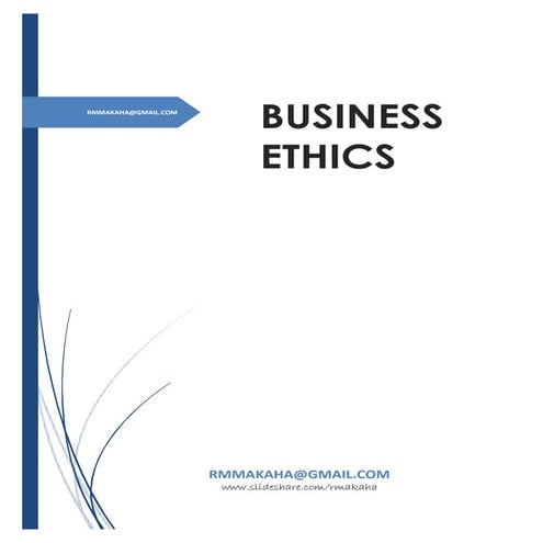 BUSINESS ETHICS