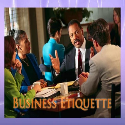 Business etiquette