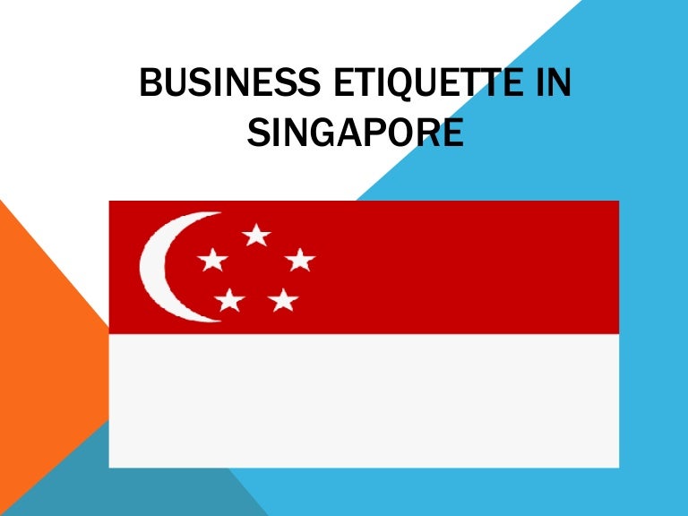 Business etiquette in Singapore (JEEP class activity)